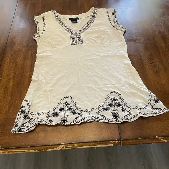 15 items BCBGMaxAzria Cream Blouse  Sz large Ptp 15 “bundle for kellyellie2023 - Picture 4 of 6